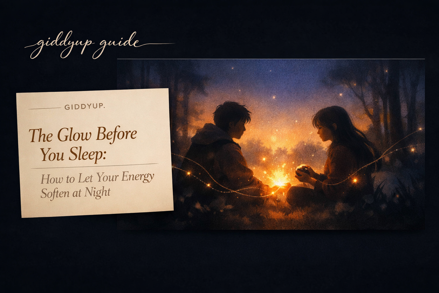 The Glow Before You Sleep: How to Let Your Energy Soften at Night