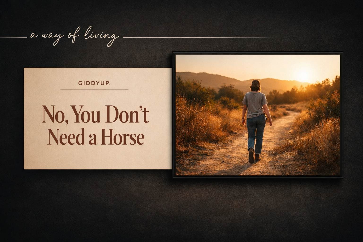 No, You Don’t Need a Horse