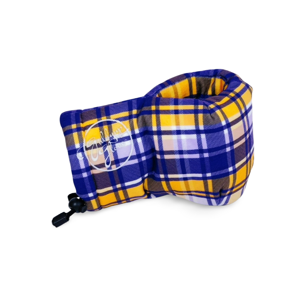 Winter Sunset Purple & Gold Plaid Giddyup Glove™
