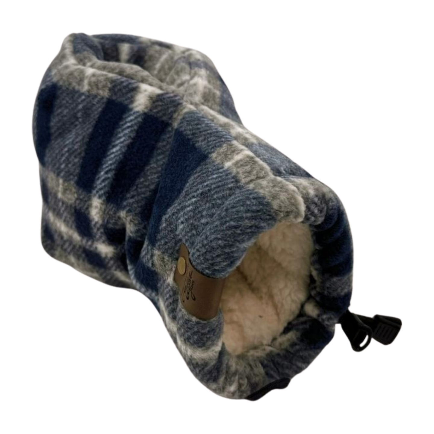 Bottom view of the Dusky Blue Heavyweight Giddyup Glove™, highlighting the structured base of the drink holder.