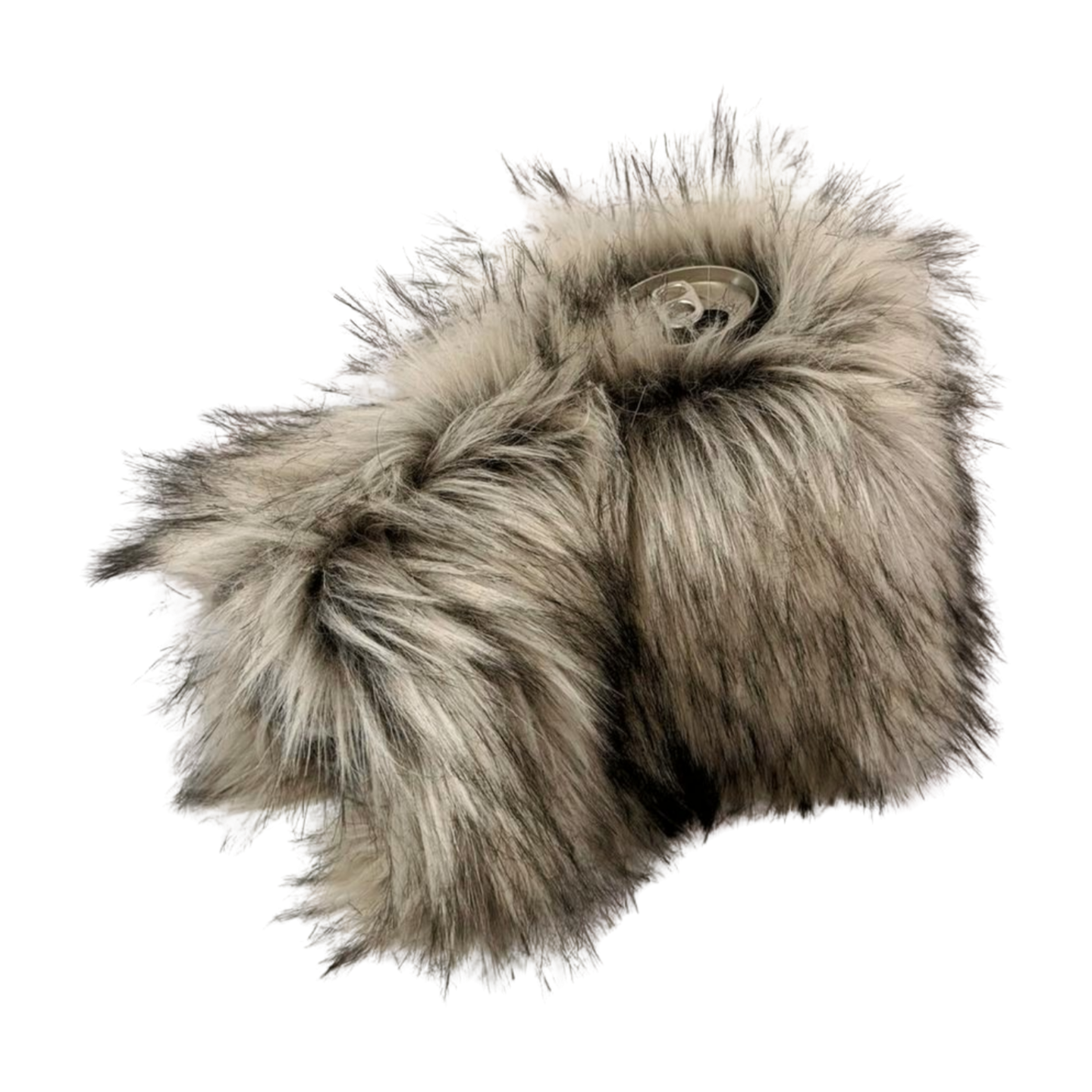 Fireside Fox Luxury Giddyup Glove™ holding a can – hands-free insulated glove for drinks.