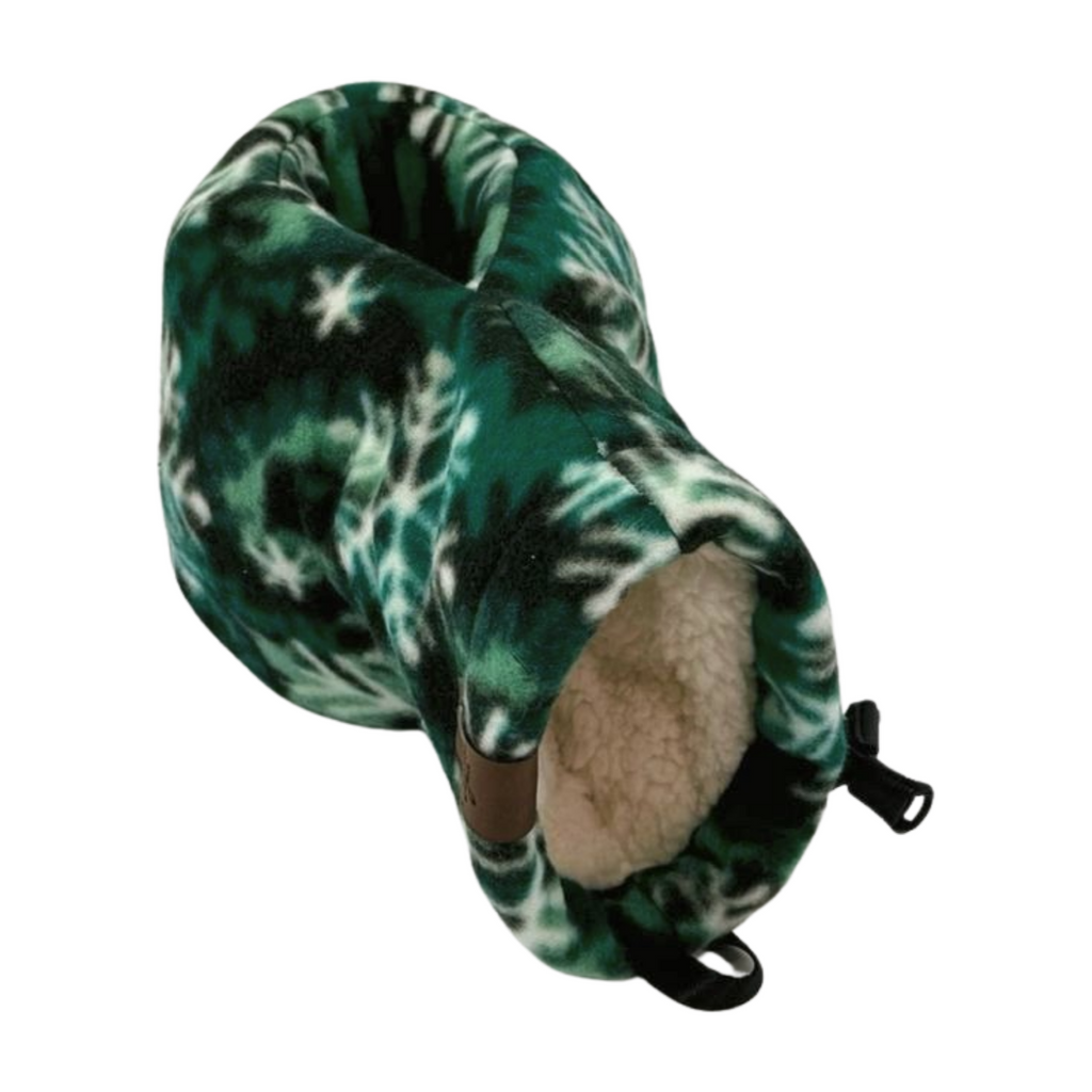 Bottom view of Forest Flake Giddyup Glove™ insulated drink-holding mitten for cold weather outdoor use