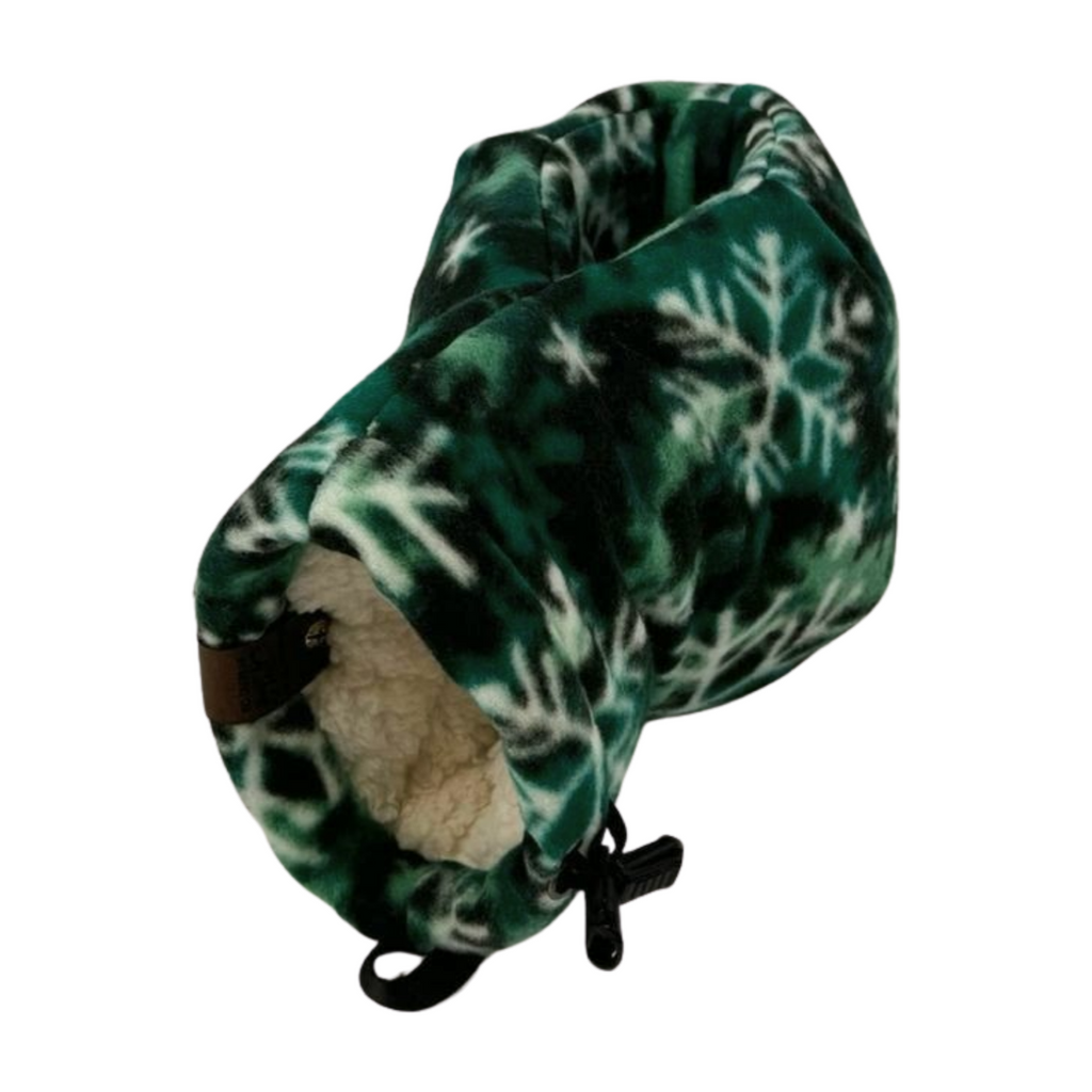 Bottom view of Forest Flake Giddyup Glove™ insulated drink-holding mitten for cold weather outdoor use