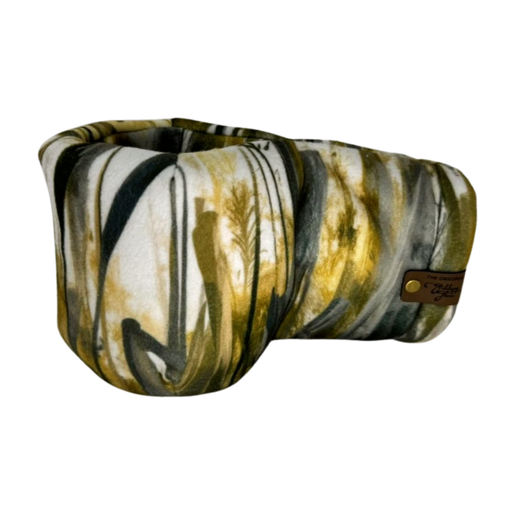 Side view of Fowlplay Giddyup Glove™ highlighting insulated mitten and functional drink holder for outdoor activities