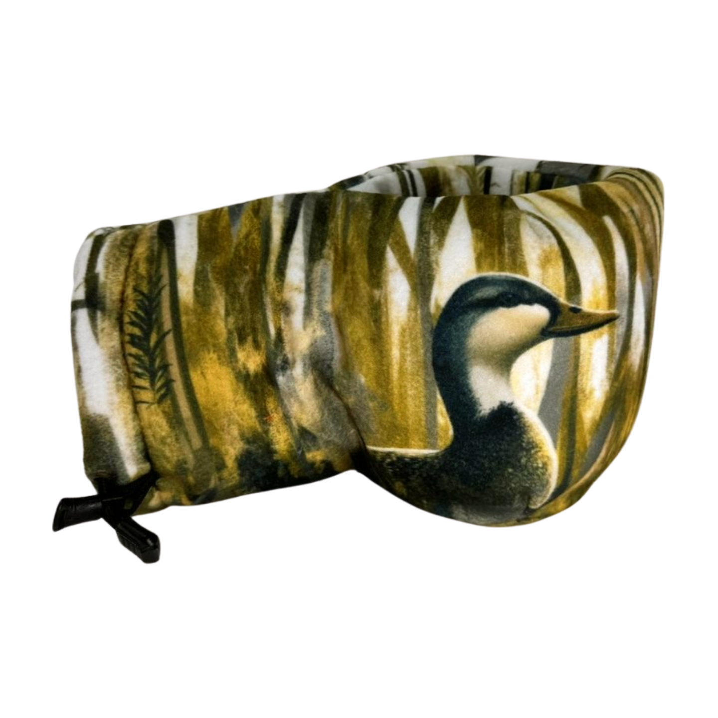 Fowlplay Giddyup Glove™ front view, insulated mitten for hot and cold drinks, cozy outdoor winter accessory.