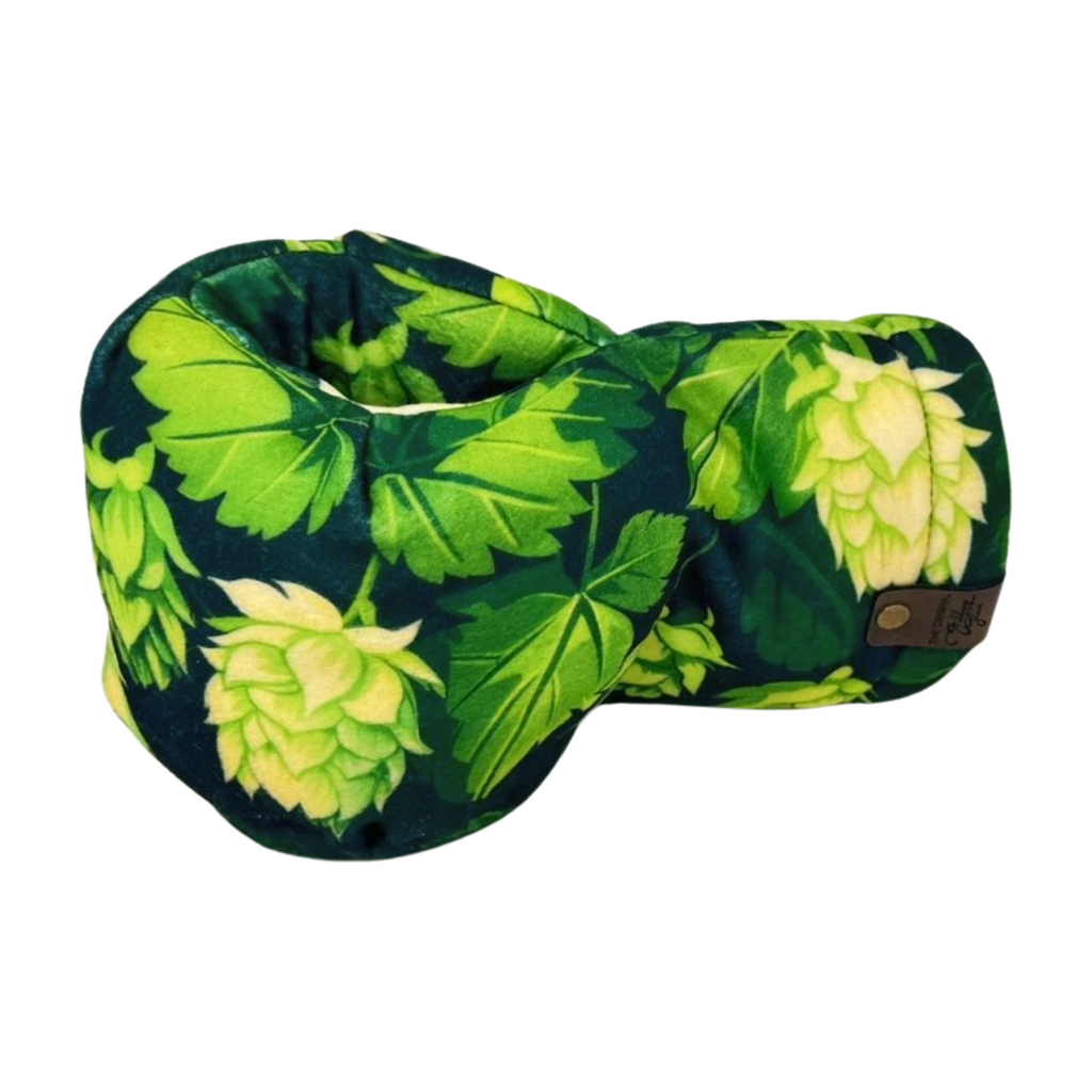 Side view of Hoptimist Giddyup Glove™ showing insulated design and built-in drink-holding mitten, suitable for camping