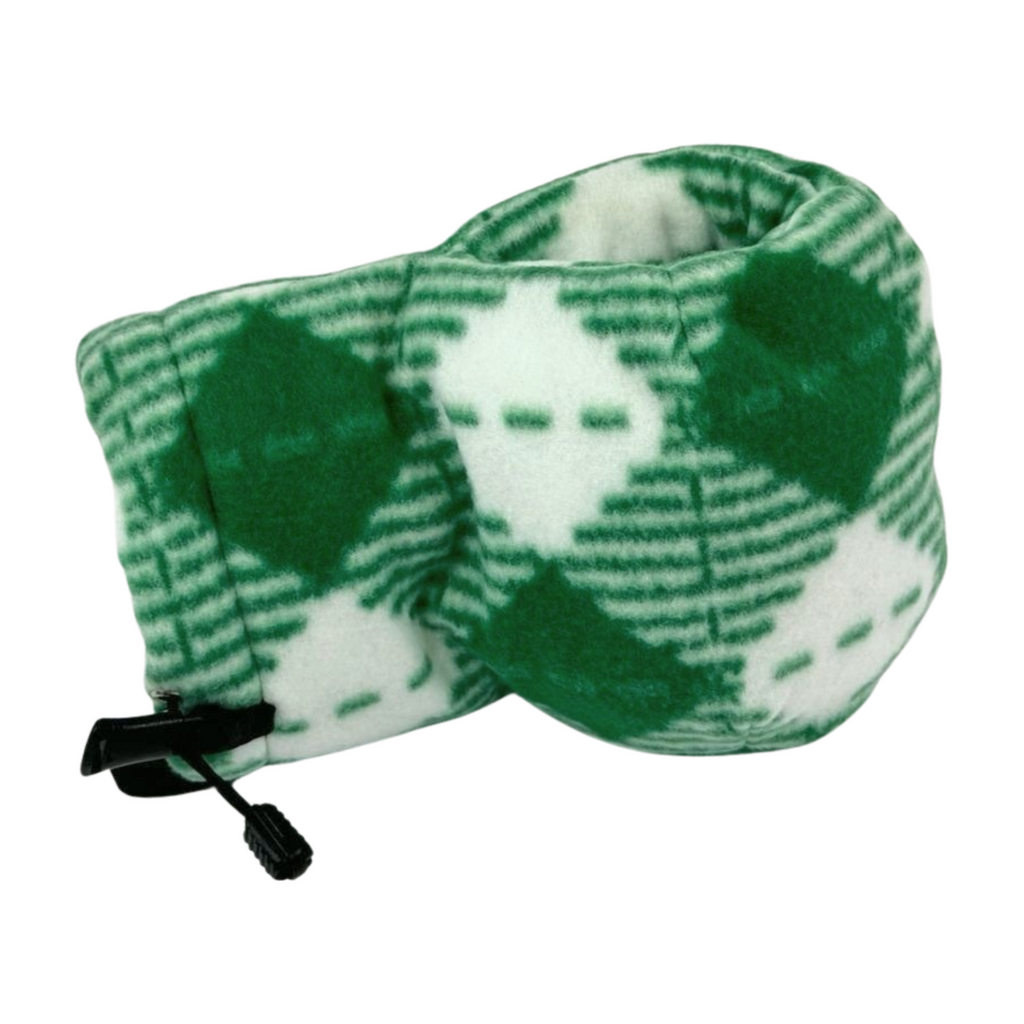 Leprechaun Green Giddyup Glove, right-hand view, cozy and ambidextrous drink-holding mitten.