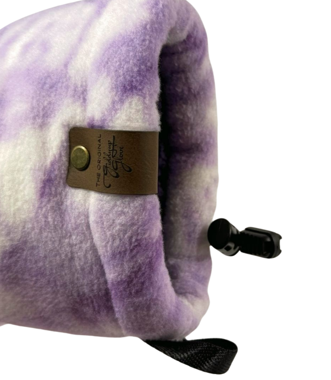 Purple Daze Giddyup Glove™ left wrist view highlighting fit and cuff design