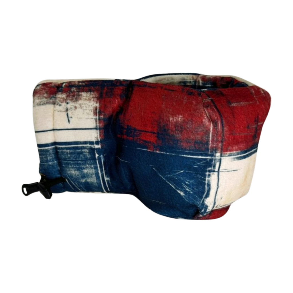 Side view of Rallypoint Giddyup Glove™ highlighting insulated mitten and built-in drink holder for cold weather