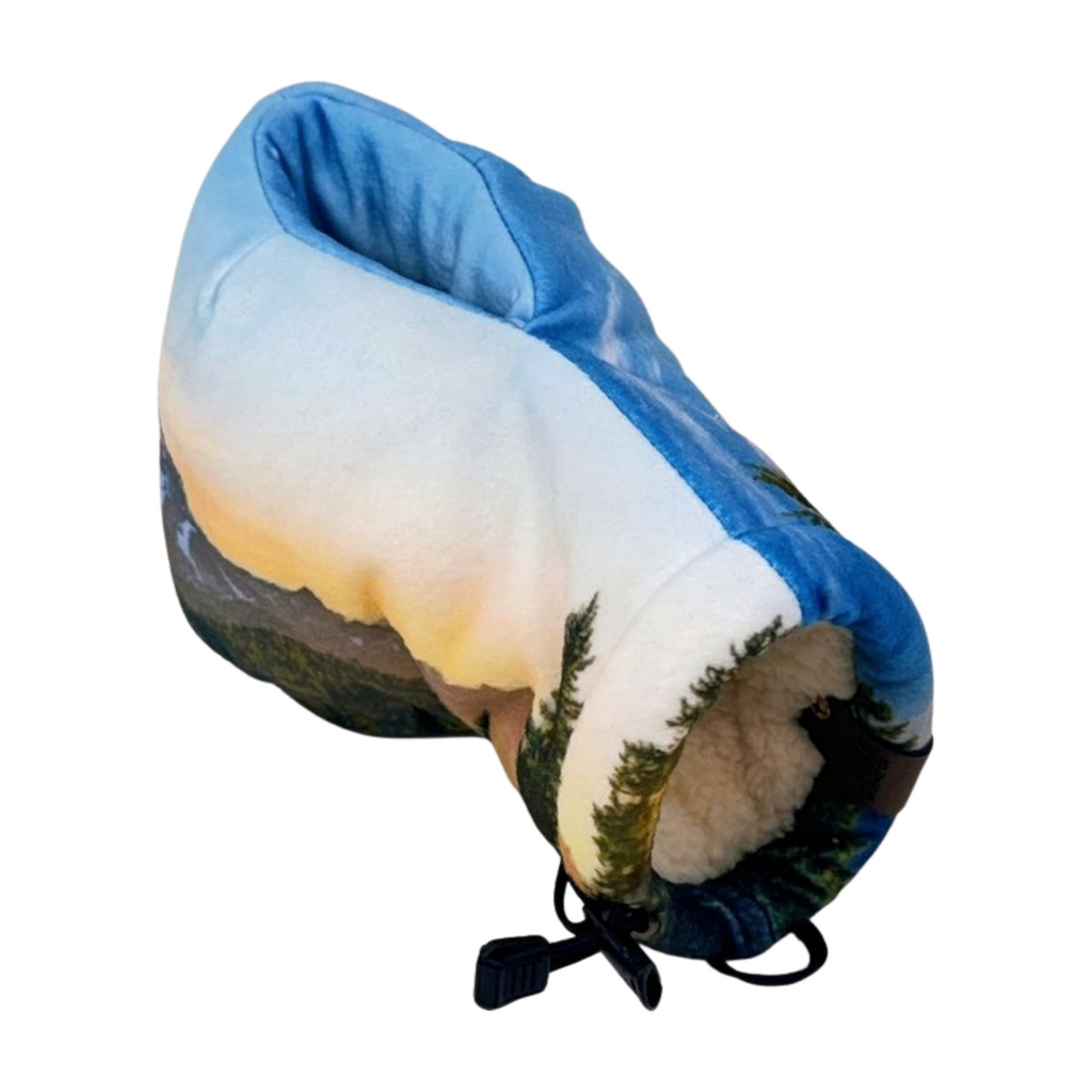 Bottom view of Sunrise Summit Giddyup Glove™ showing hand compartment and mitten design for tailgating or camping