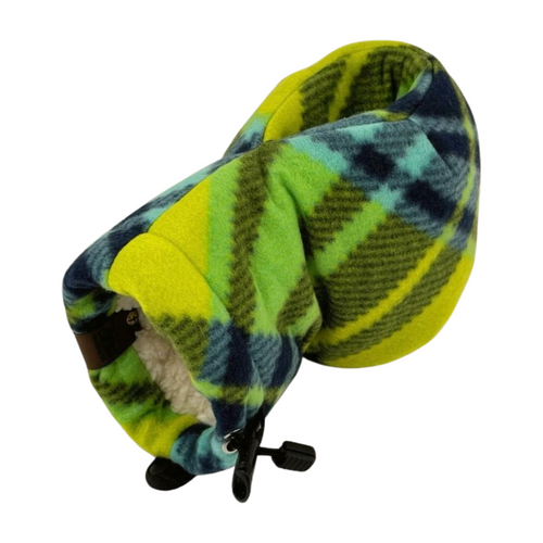 Right-side view of the Limey Plaid Giddyup Glove™ highlighting ambidextrous design and plaid pattern.